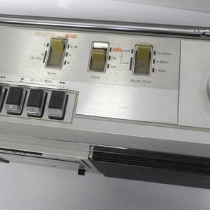 【よろづ屋】SONY ラジカセ CFS-V2 STEREO CASSETTE-CORDER FM/AM カセットテープ ソニー 昭和レトロ家電 MADE IN JAPAN(M0425-100)の画像5