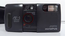 【よろづ屋】OLYMPUS AF-1 SUPER オリンパス 1989年 レトロフィルムカメラ ソフトケースおまけ コンパクト(M0427-60)_画像2