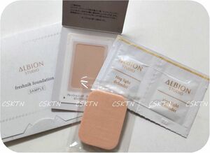  Albion Studio *2/18 new product fresh nik foundation 020 ring light Defender sample beauty care liquid face color 