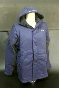 OAKLEY オークリー メンズ 2wayスリーブ 中綿ジャケット パデッドベスト 裏ボア FOA402870/UNEVEN PUFF JACKET 3.0 ネイビー サイズXL