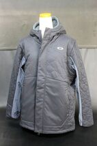 OAKLEY オークリー メンズ 2wayスリーブ 中綿ジャケット パデッドベスト 裏ボア FOA402870/UNEVEN PUFF JACKET 3.0 ブラック サイズL_画像1