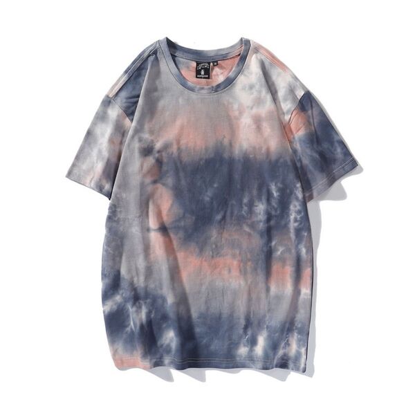 タイダイ ビッグ Tシャツ ビックシルエット オーバーサイズ グレー