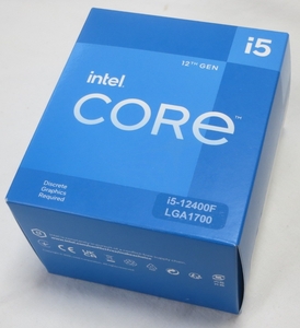 未使用 インテル Core i5 12400F BOX 国内正規品