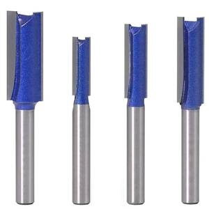 Bestgle trimmer bit 6.35mm carbide strut bit .. cutter 4 pcs set f rice cutter router bit 1/4'' car nk