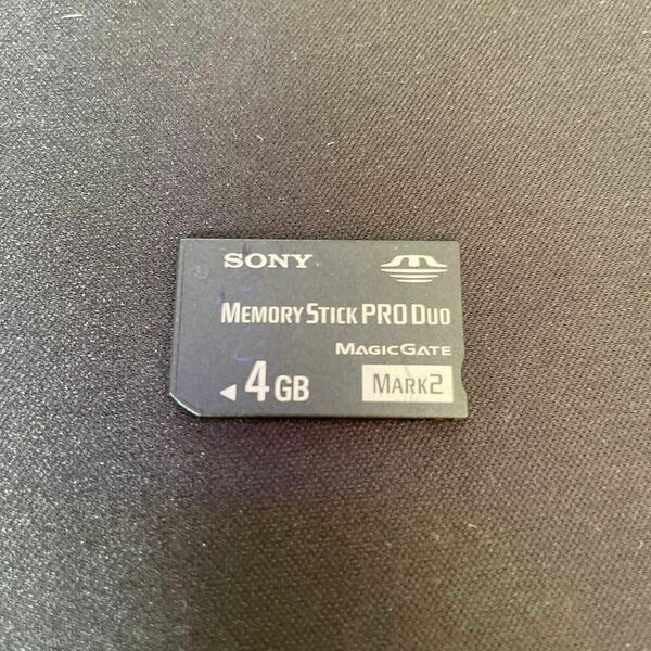 SONY メモリースティック メモリースティックプロデュオ ソニー 4GB MS-MT4G