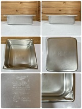 【中古】業務用 EBM/VOLLRATH ステンレス ホテルパン 1/2 100mm 150mm 4点セット_画像9