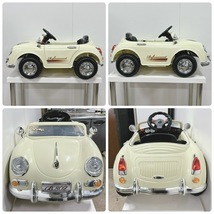 【新品】子供向け 電動乗用 ラジコンカー ポルシェタイプ 結婚式 リングボーイ リングガール 動作確認済_画像2