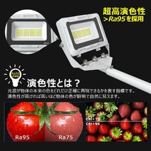 GOODGOODS LED 看板用LED照明 屋外 防水 投光器 30W 3150LM 明るい IP66 スポットライト 照明器具 サイン広告 防雨 アーム_画像5