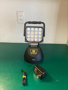 1円～展示品 LED作業灯 充電式 48W AC100V 投光器 5280lm 残量表示 ポータブル 作業灯 投光器 屋外照明 バッテリーライト 停電対策