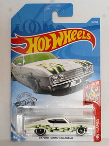 ★HOT WHEELS★ホットウィール★ '69 FORD TORINO TALLADEGA (ホワイトカラー)