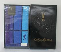 【未使用 保管品】イヴ・サンローラン YVES SAINT LAURENT スポーツタオル_画像1