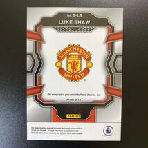 2023-24 Panini Prizm EPL Silver Choice Luke Shaw Auto Manchester United 直筆サインカード ルーク・ショー_画像2