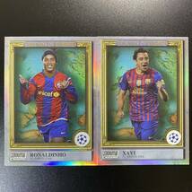 2022-23 Topps Stadium Chrome Ronaldinho Xavi Legends Of Europe Barcelona ロナウジーニョ シャビ _画像1