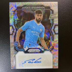 2023-24 Panini Prizm EPL Josko Gvardiol Silver Choice Auto Manchester City 直筆サインカード ヨシュコ・グヴァルディオール