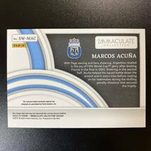 2022-23 Panini Immaculate Superior Swatch Signatures /51 Marcos Acuna Auto 直筆サインカード マルコス・アクーニャ_画像2