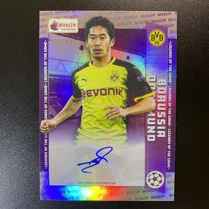 2023-24 Topps Merlin Heritage Legends Shinji Kagawa Auto /99 直筆サインカード 香川真司