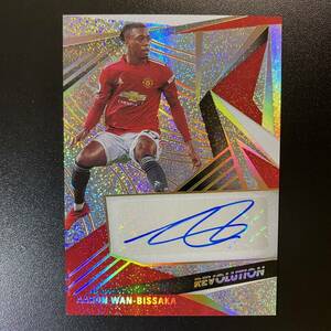 2020-21 Panini Revolution Premier League Aaron Wan-Bissaka Auto Manchester United 直筆サインカード アーロン・ワン＝ビサカ