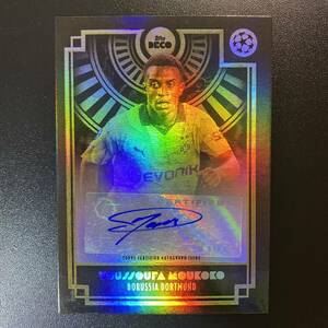 2023-24 Topps Deco UCC Borussia Dortmund Youssoufa Moukoko AUTO 直筆サインカード ユスファ・ムココ