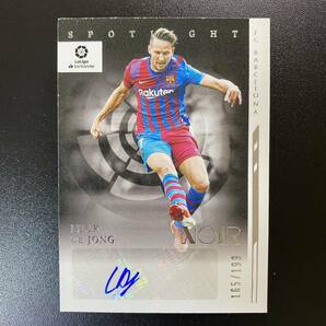 2021-22 Panini Chronicles Noir Auto Luuk de Jong /199 Barcelona ルーク・デ・ヨング 直筆サインカードの画像1