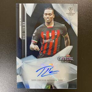 2022-23 Topps Crystal Premium UEFA Rafael Leao Auto AC Milan 直筆サインカード ラファエル・レオン