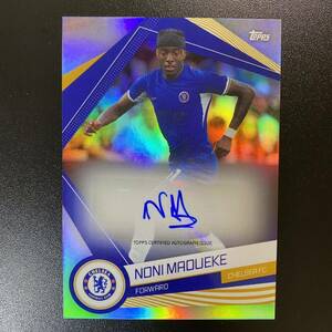 2023-24 Topps Chelsea Team Set Noni Madueke Autograph Chelsea 直筆サインカード ノニ・マドゥエケ