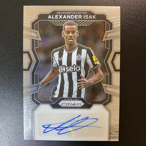 2023-24 Panini Prizm EPL Alexander Isak Auto Newcastle United 直筆サインカード アレクサンデル・イサクの画像1