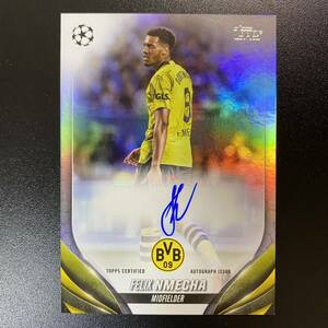 2023-24 Topps UEFA Club Competition Felix Nmecha Signatures Auto Dortmund 直筆サインカード フェリックス・ヌメチャ