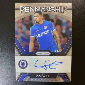 2023-24 Panini Prizm EPL Levi Colwill Penmanship Auto Chelsea 直筆サインカード リーヴァイ・コルウィル