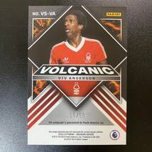 2022-23 Panini Obsidian Volcanic Auto Viv Anderson /50 直筆サインカード ヴィヴ・アンダーソン_画像2