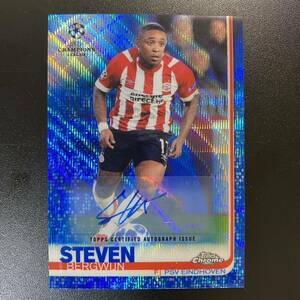 2018-19 Topps Chrome Premier League Autograph Auto Steven Bergwijn /75 直筆サインカード ステーフェン・ベルフワイン