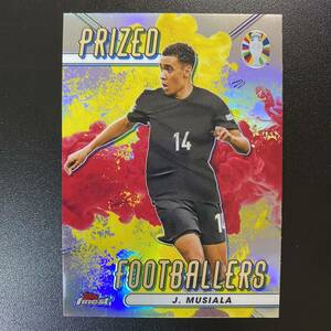 2023-24 Topps Finest Euro Jamal Musiala Prized Footballers Yellow Red Fusion Case Hit SSP(1:283) ジャマル・ムシアラ