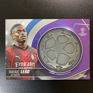 2023-24 Topps UEFA Rafael Leao Patch Starball Commemorative Relics AC Milan ラファエル・レオン