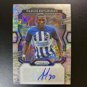 2023-24 Panini Prizm EPL Silver Choice Pervis Estupinan Auto Brighton 直筆サインカード ペルビス・エストゥピニャン