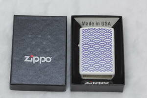 ☆新品・未使用☆　Zippo　ジッポー　和柄　青海波　Z214-411902　ライター