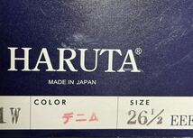 日本製 HARUTA ハルタ デニム 靴 シューズ 26.5_画像4