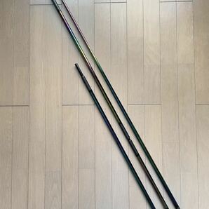 ★特別企画★ レインボーメッキ 超長尺対応可能 竿掛け 全長290cm 二本半物 ヘラブナ用品 へら用品 カーボン製の画像10