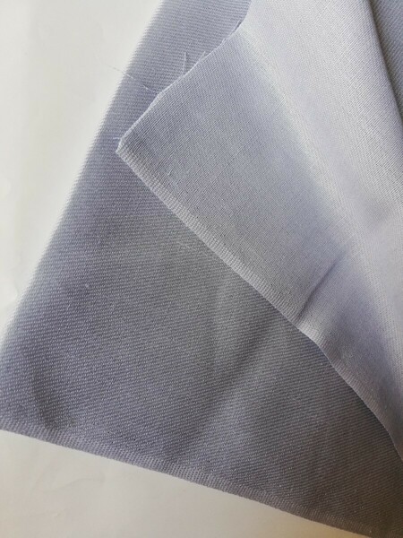 生地　ライトブルーグレー　綿混　2.5m 　ツイル生地　綾織り　日本製　