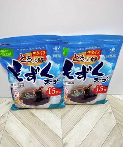 永井海苔 もずくスープ15食入り×2袋