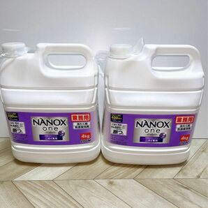 ナノックス ワン NANOX one 高濃度コンプリートジェル ニオイ専用 洗濯洗剤 4kg × 2個