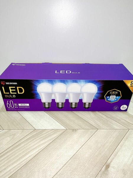 アイリスオーヤマ　LED BULB 60型　4個セット