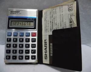 ★ Retro ☆ Zzz ★ Редкий предмет "[Плата за доставку 370 иен] Sharp Calculator Elsi Mate El-330"