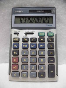 * retro *ZZZ* rare article [[ postage 370 jpy ] Casio CASIO classical business practice calculator 12 column JS-12eco made in Japan ] present condition delivery 