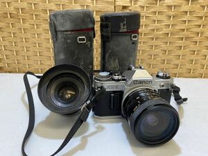 42412【自宅保管品】Canon AE-1 キャノン フィルムカメラ TAMRON 1:3.5-4.5 28‐50mm/Canon FL 28ｍｍ 1:3.5/FD 70-150 1:4.5/200mm 1:4