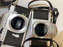 X3052【自宅保管品】PENTAX ペンタックス 一眼レフフィルムカメラ SV SPOTMATIC 1:1.8/55*2個 1:1.4/50 1:3.5/135_画像7