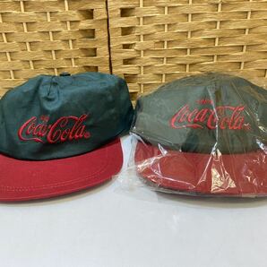 43859【自宅保管品】Coca-Cola コカ・コーラ キャップ 帽子 4個セット アメリカ雑貨 レトロ アンティーク アメカジ コレクションの画像5