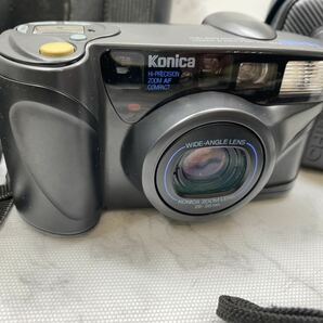 X3055【自宅保管品】ジャンクフィルムカメラ5台セット KODAK ADVANTiX 2100AUTO/Konica Z-up 28W/CHINON AUTO GL/YASHICA-16/FUJICA 380の画像3