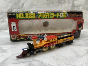 44020-4【自宅保管品】☆当時物☆ ポピー スタートレイン 銀河鉄道999 SG-08 No.888 アルデバラード8号 S1/170 箱付 昭和 レトロ