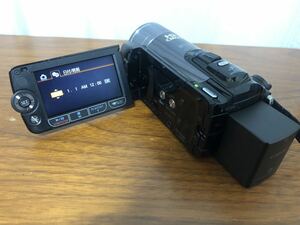 44074　キャノン　Canon　ビデオカメラ　iVIS HF20　通電確認済み　※バッテリー小ジャン