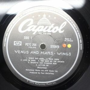 Wings Venus And Mars UK版 オリジナルインナースリーブ付 ポスター2枚付 PCTC 254 STEREOの画像5