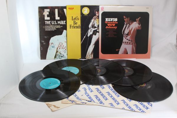 Elvis Presley LP4枚まとめ売り THE U.S.MALE / Les's Be Friend / Double Dynamite! / Frankie & Johnny エルヴィス プレスリー